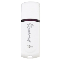 USB флешка Smartbuy Paean 16Gb, 15/5 мб/с, белый