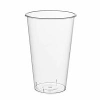 Стакан одноразовый пластиковый, прозрачный, сверхплотный, 500 мл, 'Bubble Cup', ВЗЛП, 1021ГП
