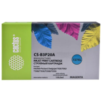 Картридж струйный CACTUS (CS-B3P20A) для HP DesignJet T920/T1500/T2530, пурпурный, 130 мл
