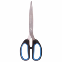 Ножницы Brauberg Classic+ 20.5см, черно-синие