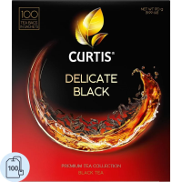 Чай Curtis Delicate Black (Деликат Блэк), черный, 100 пакетиков