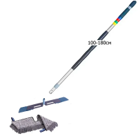 Швабра Vileda Professional СВЕП Про, моп Дуо р-МикроКомби 85см, телескопическая ручка 100-180см