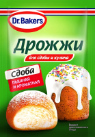 Дрожжи Dr.Bakers для сдобы и кулича, 8г