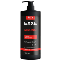 Гель для душа Exxe Men Strong 2 в 1 Сила и Энергия, 1л