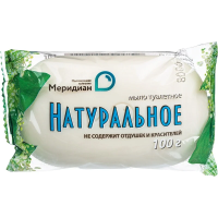 Мыло туалетное Меридиан Натуральное, 100г, флоупак