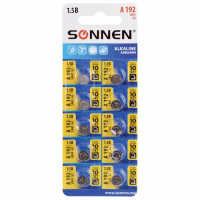 Батарейка Sonnen G3 LR41, алкалиновая, 1шт/уп