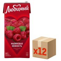 Сокосодержащий напиток Любимый Малиновая нежность, 950мл, 12шт/уп