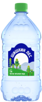 Вода Шишкин Лес 1 литр негазированная, ПЭТ
