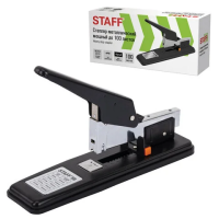 Степлер МОЩНЫЙ № 24/6-23/15 металлический STAFF 'HEAVY DUTY ECO', до 100 листов, черный, 272736