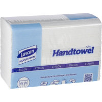 Бумажные полотенца Luscan Professional H2, 2 слоя, Z-сложение, 144лист, белые, 20 пачек
