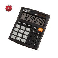 Калькулятор настольный Citizen SDC-805NR черный, 8 разрядов