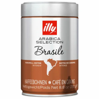 Кофе в зернах Illy Brasil, арабика 100%, 250г, ж/б