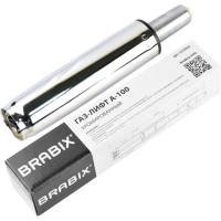 Газлифт Brabix A-100 346мм, d=50мм, класс 2, хром