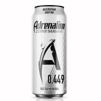Энергетический напиток Adrenaline Rush Silver Energy Zero Sugar, 449мл