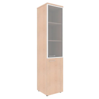 Шкаф-колонка высокий Skyland Xten XHC 42.7, правый, бук тиара, 432х432х1955мм, комбинированный, с топом