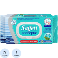 Салфетки влажные Salfeti 72 антисептическиеспиртовые 72шт/уп