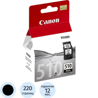 Картридж струйный Canon PG-510, черный, (2970B007)