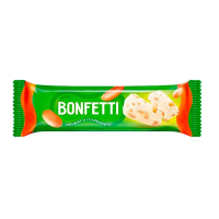 Батончик Bonfetti ванильная нуга с арахисом, 25г