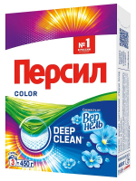 Стиральный порошок Персил Колор Свежесть от Вернель для цветного белья 3 стирки, 450г