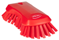 Щетка ручная Vikan 230мм, экстра жесткий ворс, XL, скребковая, красный, 38944