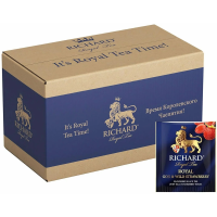 Чай Richard для сегмента HoReCa Royal Goji and Wild Strawberry, черный, 200 пакетиков