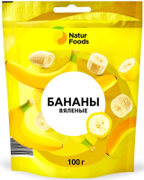 Бананы Naturfoods вяленые, 100г