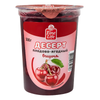 Fine Life Десерт плодово-ягодный с вишней, 500г