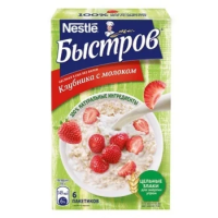 Каша Быстров Пребио с клубникой, 6шт x 40г