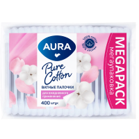 Палочки ватные Aura 400шт