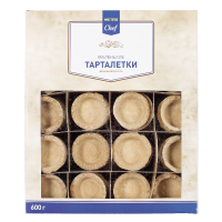 Тарталетки Metro Chef для икры из слоеного теста, 100шт, 600г