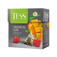 Чай Tess Tropycal Sun (Тропикал Сан), зеленый, 20 пирамидок
