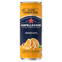 Напиток газированный Sanpellegrino Aranciata апельсин, 330мл