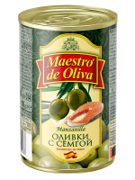 Оливки Maestro de oliva с семгой, 300г