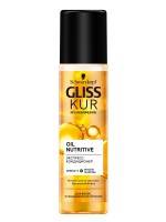 Экспресс-кондиционер для волос Глисс Кур Oil Nutritive питание и здоровый блеск для секущихся волос, 200мл