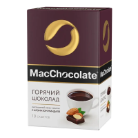 Горячий шоколад Maccoffee  с миндальным вкусом, 10шт х 20г