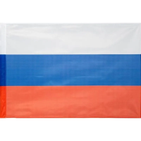 Флаг РФ 150х100 см, уличный, флажная сетка