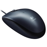Мышь проводная оптическая USB Logitech M90, 1000dpi, черная