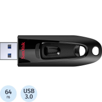 Флеш-память SanDisk Ultra, 64Gb, USB 3.0, чер, SDCZ48-064G-U46