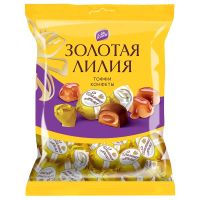 Конфеты Konti Тоффи золотая лилия, 200г
