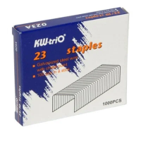 Скобы для степлера Kw-Trio №23/8, оцинкованные, 1000 шт, 0238