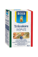 Макаронные изделия De Cecco фарфалле №93 трехцветные, 500г