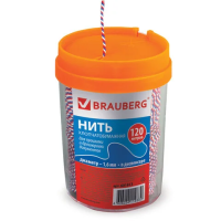 Нить прошивная Brauberg 120м, триколор