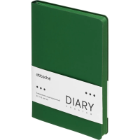 Ежедневник недатированный ATTACHE Soft touch А5,140х200мм,136л, темно-зелен