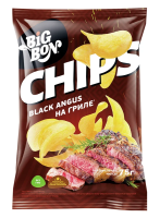 Чипсы BigBon Black angus, 75г