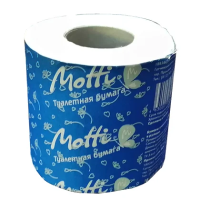 Туалетная бумага Motti 1 слой, 1 рулон, 29 м, светло-серая