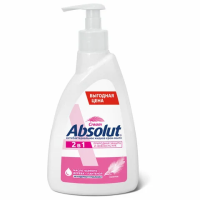 Жидкое мыло с дозатором Absolut Нежное пантенол 2в1 500мл
