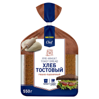 METRO Chef Хлеб тостовый ржано-пшеничный нарезка, 550г