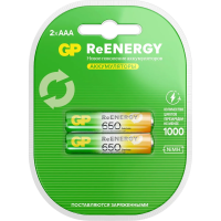 Аккумулятор Gp AAA/HR03, 650мАh, 2шт/уп