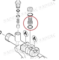 Комплект клапанов  (3 шт. в компл.) Karcher, 2.884-916