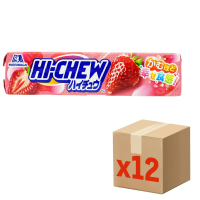Конфеты жевательные Morinaga Hi-Chew клубника, 55г x 12 шт